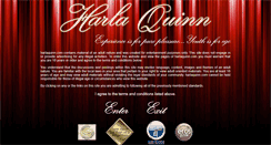 Desktop Screenshot of harlaquinn.com